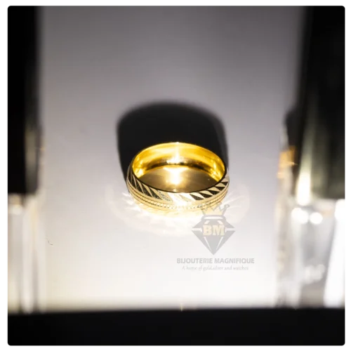 Bijouterie Magnifique Patrick Wedding Band Ring 18karat Yellow Gold (Size:10.5)